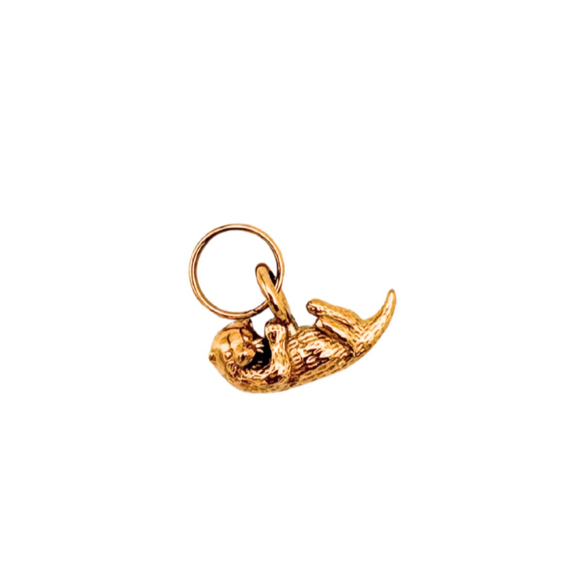 Edelstahl Otter in Gold