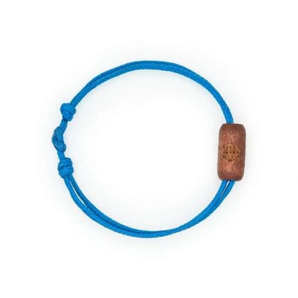 BRACENET Upcycling bracelet adjustable in size with wooden tube