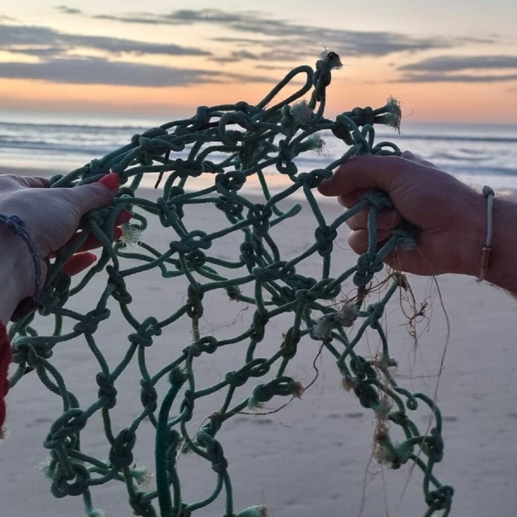 Netz am Strand