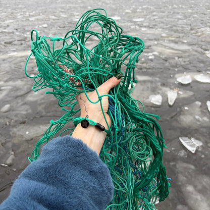 Turtle "Hope" - Olive Ridley Project Bracenet made from fishing net