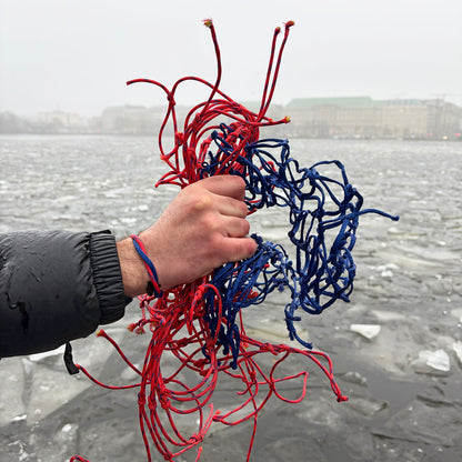 WDC x BRACENET - minke whale bracenet made from fishing net