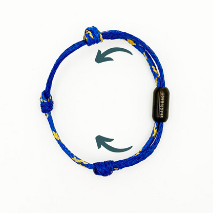 High Seas Bracelet made from fishing net - adjustable size