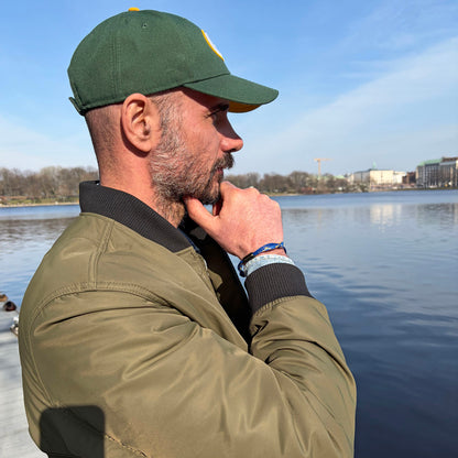 High Seas Bracelet made from fishing net - adjustable size