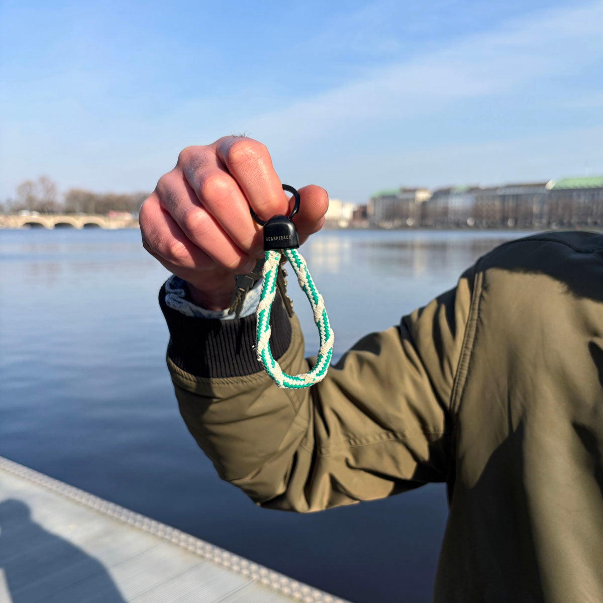 Deep Sea Keychain aus Fischernetz