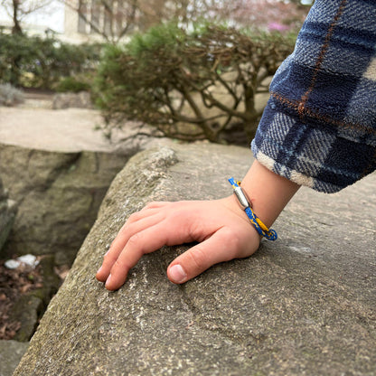 Kids' Offshore Armband aus Fischernetz - größenverstellbar