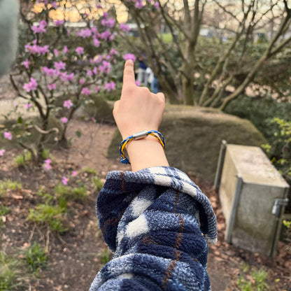 Kids' Offshore Armband aus Fischernetz - größenverstellbar