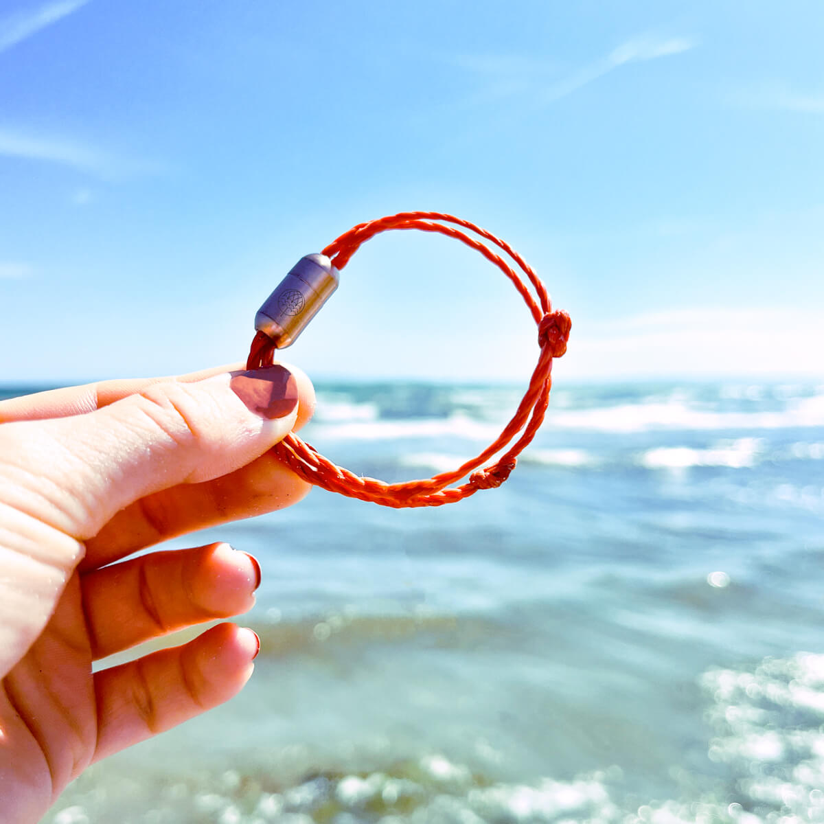 bracelet made from fishing net Coral Sea