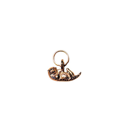 Edelstahl Otter in Roségold.