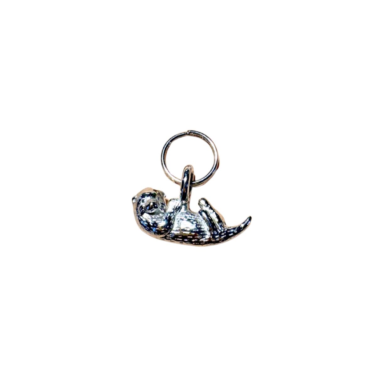 Edelstahl Otter in Silber.