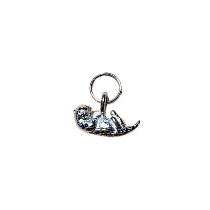 Edelstahl Otter in Silber.