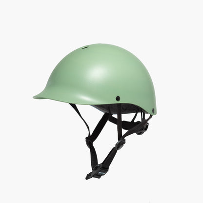 Dashel x BRACENET Ocean Edition Fahrradhelm in Grün mit Schlaufe aus Fischernetzen in Grün.