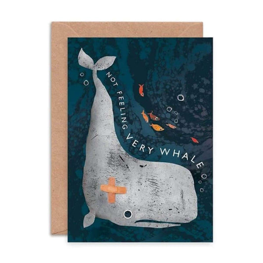 Postcard - Not feeling very whale